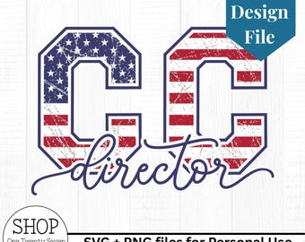 INSTANT DOWNLOAD Classical Conversations Director American Flag Digital Design File png svg