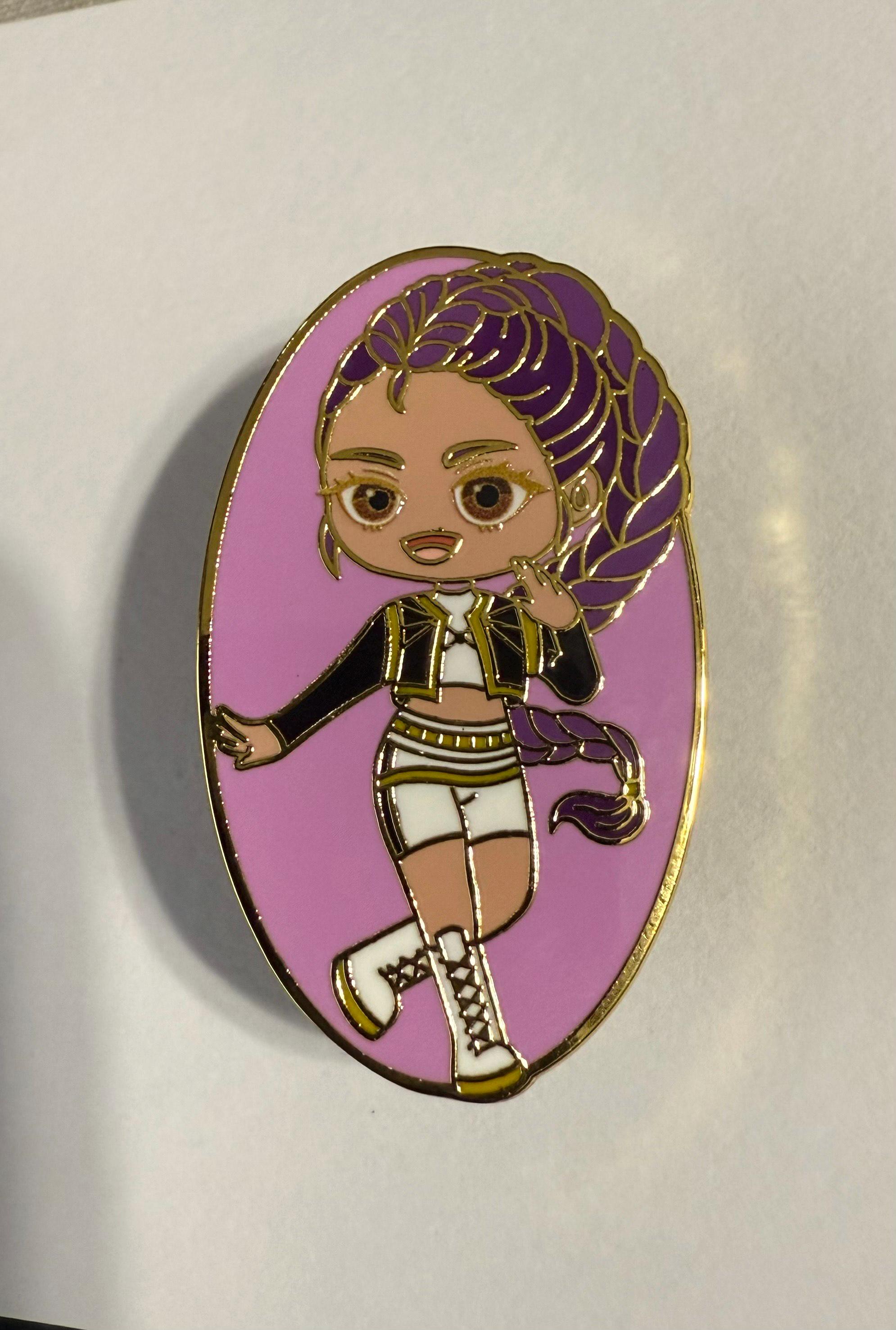 Rumi KPOP Demon Hunter Hard Enamel Pin - Etsy