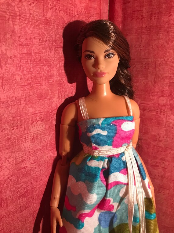 barbie doll maxi dress