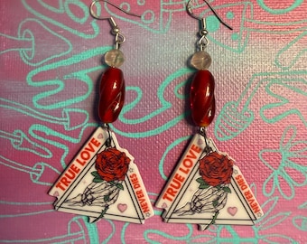 Orecchini "Il vero amore non muore mai"