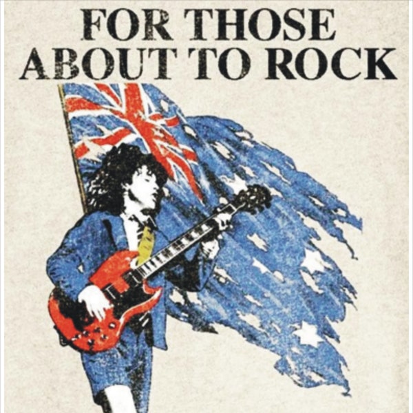 Ac Dc for Those About to Rock Poster - Etsy