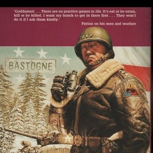 Mauspad General Patton Zitat Bastogne 1944 Bild auf Mausunterlage