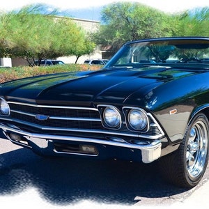 Car Chevy 1969  Chevy Chevelle SS Convertible Classic  Mouse Pad