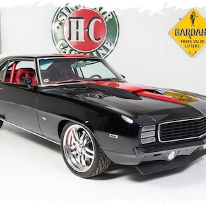 Car Chevy 1969  Chevy Camaro SS Pennzoil Classic Mouse Pad