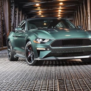 Car Ford Mustang 2019 Mustang Steve McQueen BULLITT Picture on Mouse Pad Classic Car