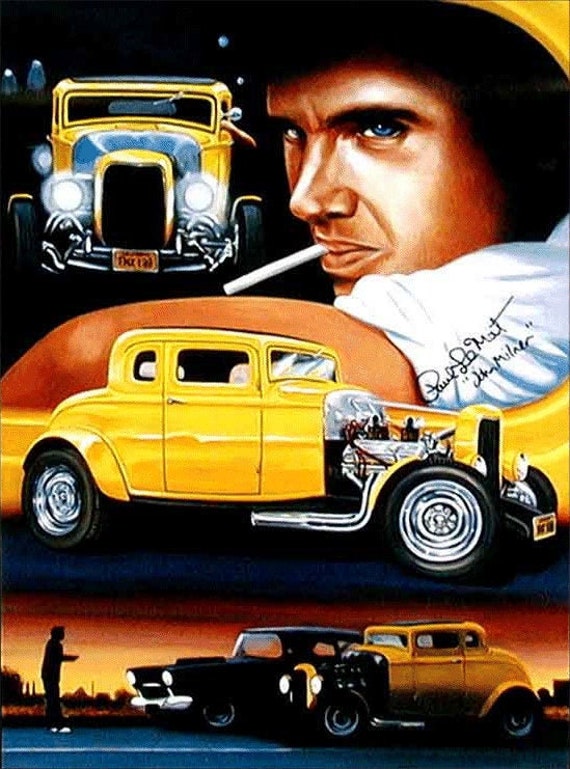 Car Mouse Pad American Graffiti John Milner's Hot Rod Coupe