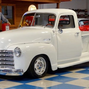 Car Chevy 1951  Chevy 5 Window Pickup Truck 350 Cu In Custom Classic Car Mouse Pad