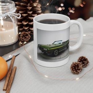1971  GTO JUDGE Mug 11oz Coffee Cup, Perfect Gift for Car Lovers Home & Office Decor, Auto Enthusiast