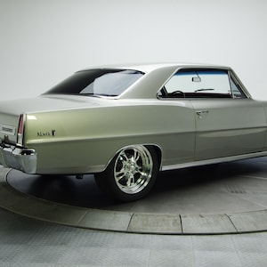 Car Chevy 1967  Chevy Nova Mist Green Metallic Beauty Classic Custom Car Mouse Pad