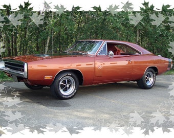 Car 1970 Dodge Charger 440 RT Classic Picture on Mouse Pad