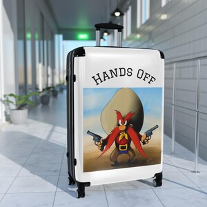 Yosemite Sam Cartoon-koffer: af! Reisbagage: perfect voor avonturiers, vakantiegangers,