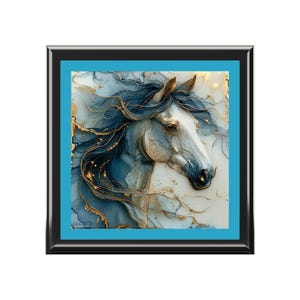 Elegant Horse Jewelry Box, Stunning Keepsake Organizer, Gifts for Animal Lovers