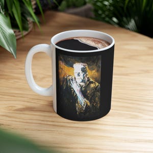 Frankenstein Ceramic Mug, Coffee Cup, Horror Movie Lover Gift, Unique Decor