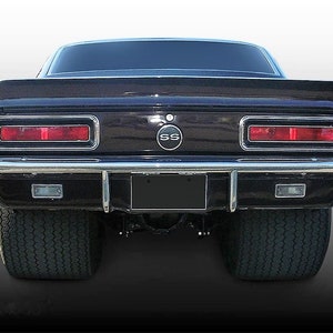 Car Chevy 1967  Chevy Camaro SS Monster Rear End Shot Classic Car Mouse Pad