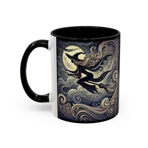 Colorful Witchy Mug - Enchanting Gift for Coffee Lovers, Halloween Decor