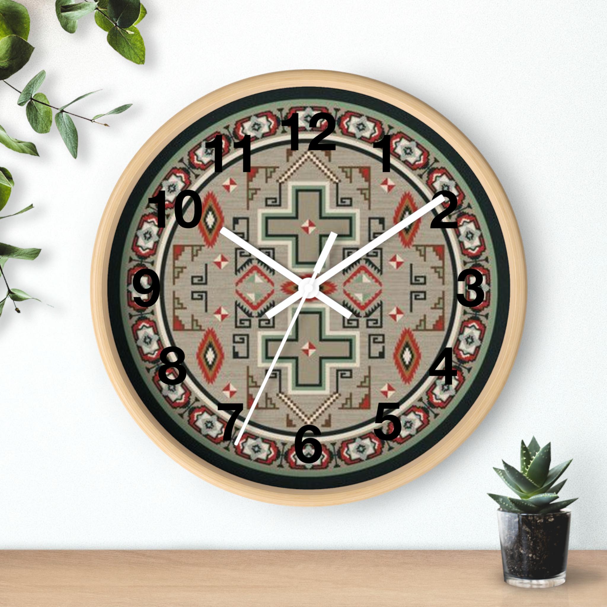 Native American Art Clock, the Designs Are Timeless Native American ...