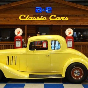 Chevy 1933  5 Window Coupe Hot Rod Muscle on Mouse Pad