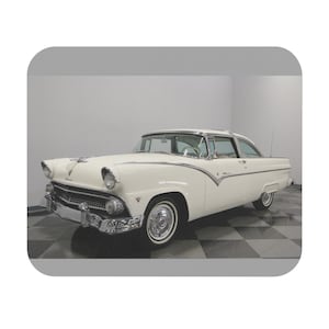 Car 1955 Ford Crown Victoria Mouse Pad Retro Office Decor Unique Gift for Car Lovers