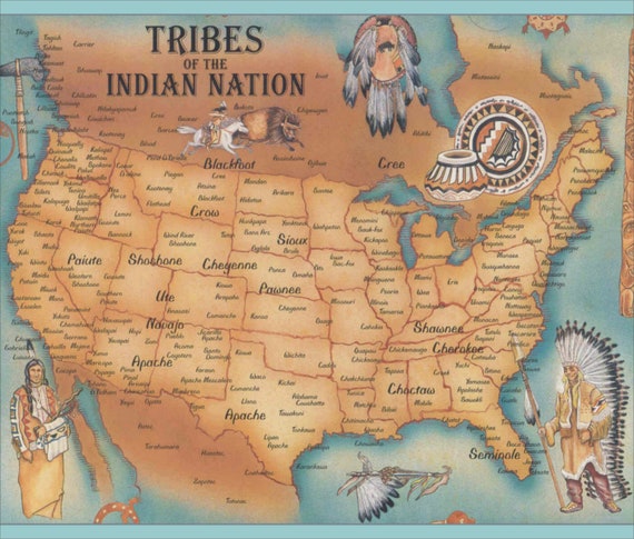 The Map Of Native American Tribes You've Never Seen Before : Code