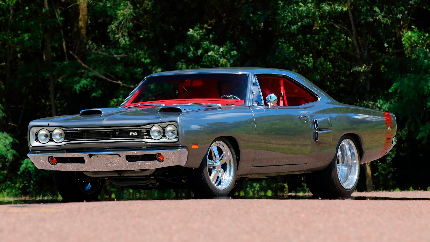 Car 1969 Dodge Super Bee Steel Blue Resto Mod Mopar Muscle Car