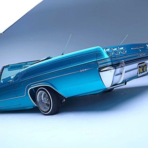 Car Chevy 1965  Chevy Impala SS Low Rider CONVERTIBLE Classic Car Mouse Pad