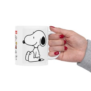 Peanuts Character Snoopy Mug - Fun Coffee Cup, Gift for Fans, Collectible, Cute Décor, Holiday Celebration