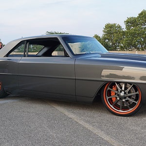Car Chevy 1967  Chevy Nova Grey Beauty Custom of Year Mouse Pad