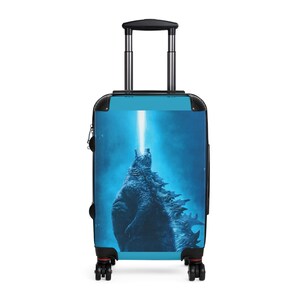 Godzilla-koffer voor op reis, bagage, handbagage, uniek reiscadeau, Halloween, Comic-Con, superheldencadeaus