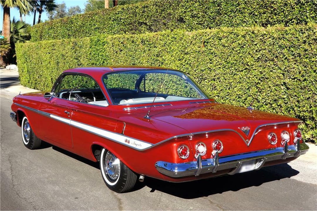 車のシボレーマウスパッド 1961年式シボレーインパラSS409 バブルカー