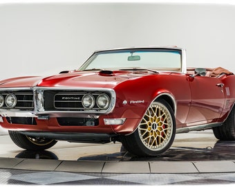 クラシックカーマウスパッド - 1968年式ポンティアック・ファイアー
