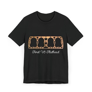 Flat Head Gasket T-Shirt, Gearhead Gift, Car Lover Apparel, Mechanics Shirt, Father&#39;s Day Gift