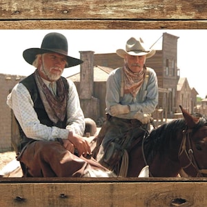 Mouse Pad Gus & Woodrow on Horseback Lonesome Dove Picture on Mouse Pad