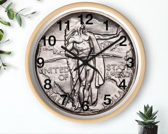 Marion Kay Silver Orbit Numismatic Clock Model No.14 Vintage Made