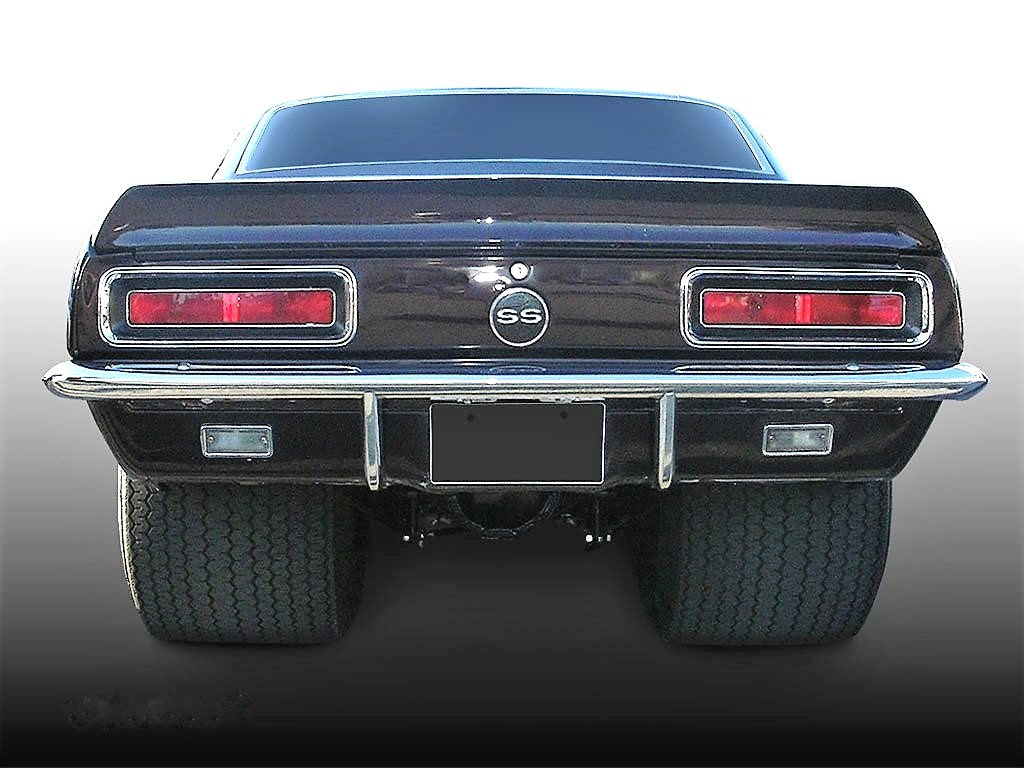 Chev Car Rear Car Chevy 1967 Chevy Camaro SS Monster Rear End Shot Classic Car Mouse ...