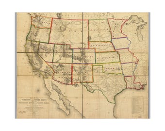 Fun State Map of Mississippi – Vintage Pictorial Whimsical Cartoon Print Illustration | Adventure | Wall Art Décor | Gift | Poster