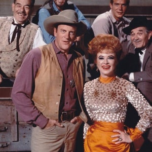 GUNSMOKE Cast Old West Movie Stars Lusterous Poster Print - 20X30 Color PRINT