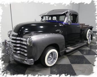 1953 Five Window Chevy 3100 Pickup Truck Custom Classic Car