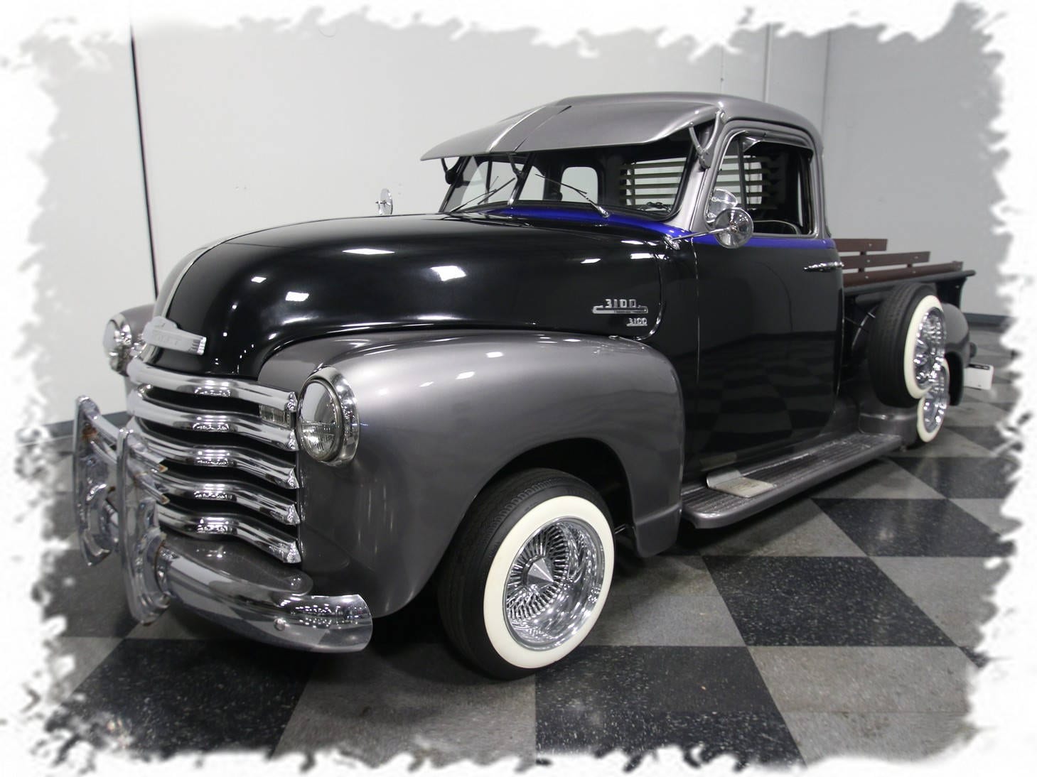 1953 Five Window Chevy 3100 Pickup Truck Custom Classic Car