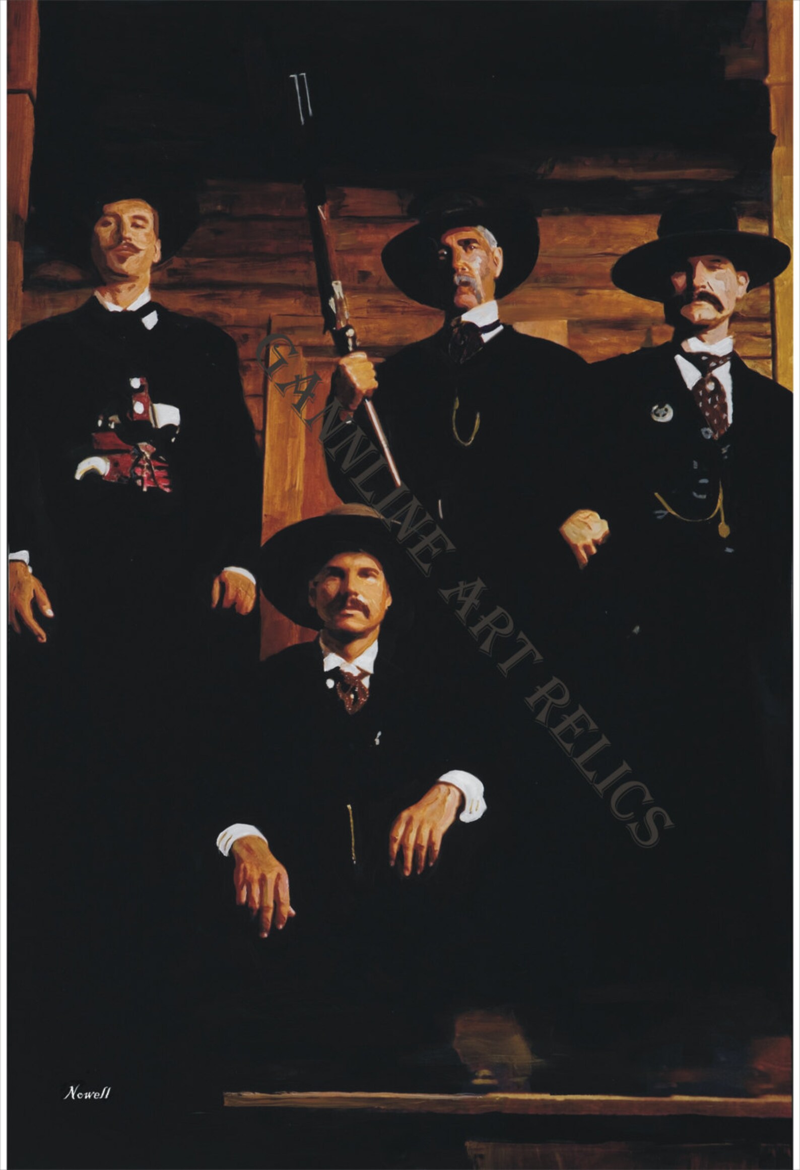 Tombstone Movie Cast 12x18 PRINT Oil Painting Print Original - Etsy