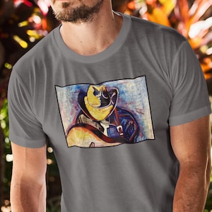 Dwight Yoakam Portrait Art Unisex Cotton Tee