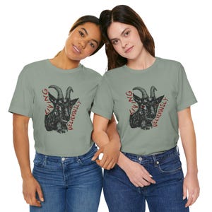 Black Phillip Living Deliciously The Witch The VVitch Short Sleeve Tee