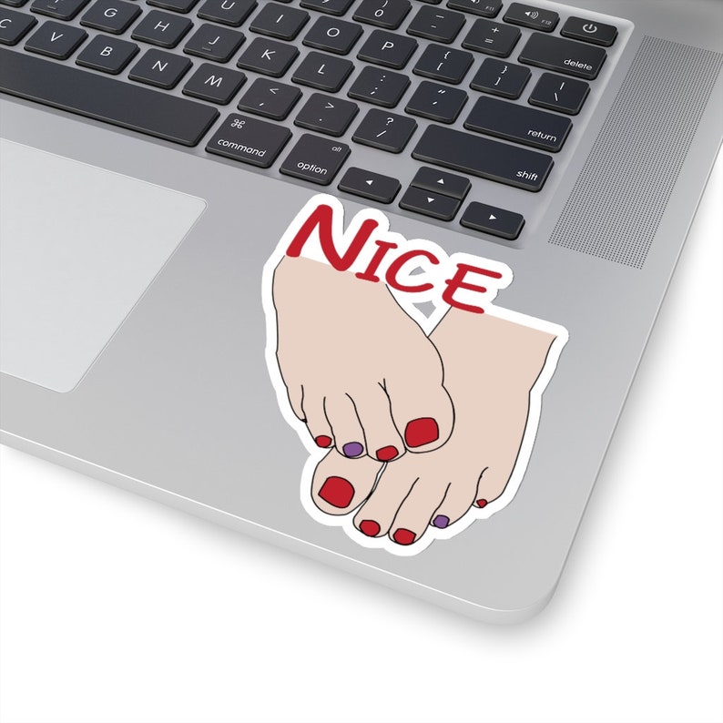 Nice Feet Image Stickers 