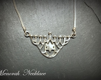 Menorah  Necklace