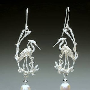 Heron Earrings image 1