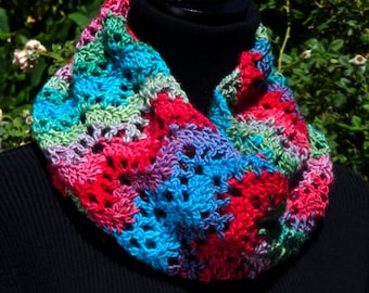 Unforgettable Ripple Cowl: Crochet Cowl Pattern, PDF download
