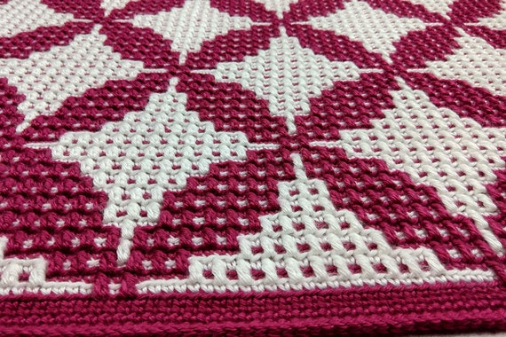 Crochet wedding ring blanket deals