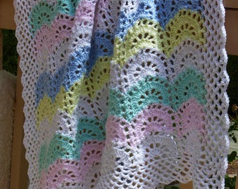 Mom's Favorite Baby Blanket: Crochet Baby Blanket Pattern, PDF download