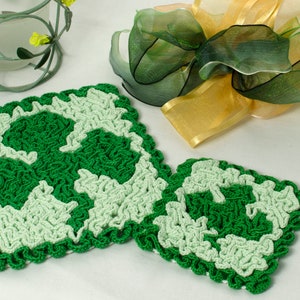 6 Wiggly Crochet Hot Pads & Coasters: Crochet Hot Pad Pattern, PDF download image 6