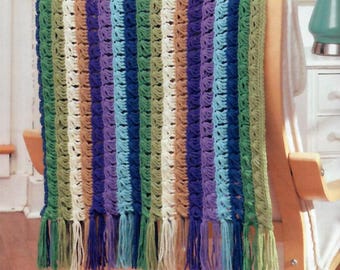 Broomstick Lace Afghan: Crochet Afghan
