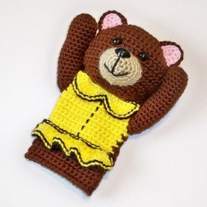 Bear Mitts: Crochet Mittens Pattern, PDF download image 4
